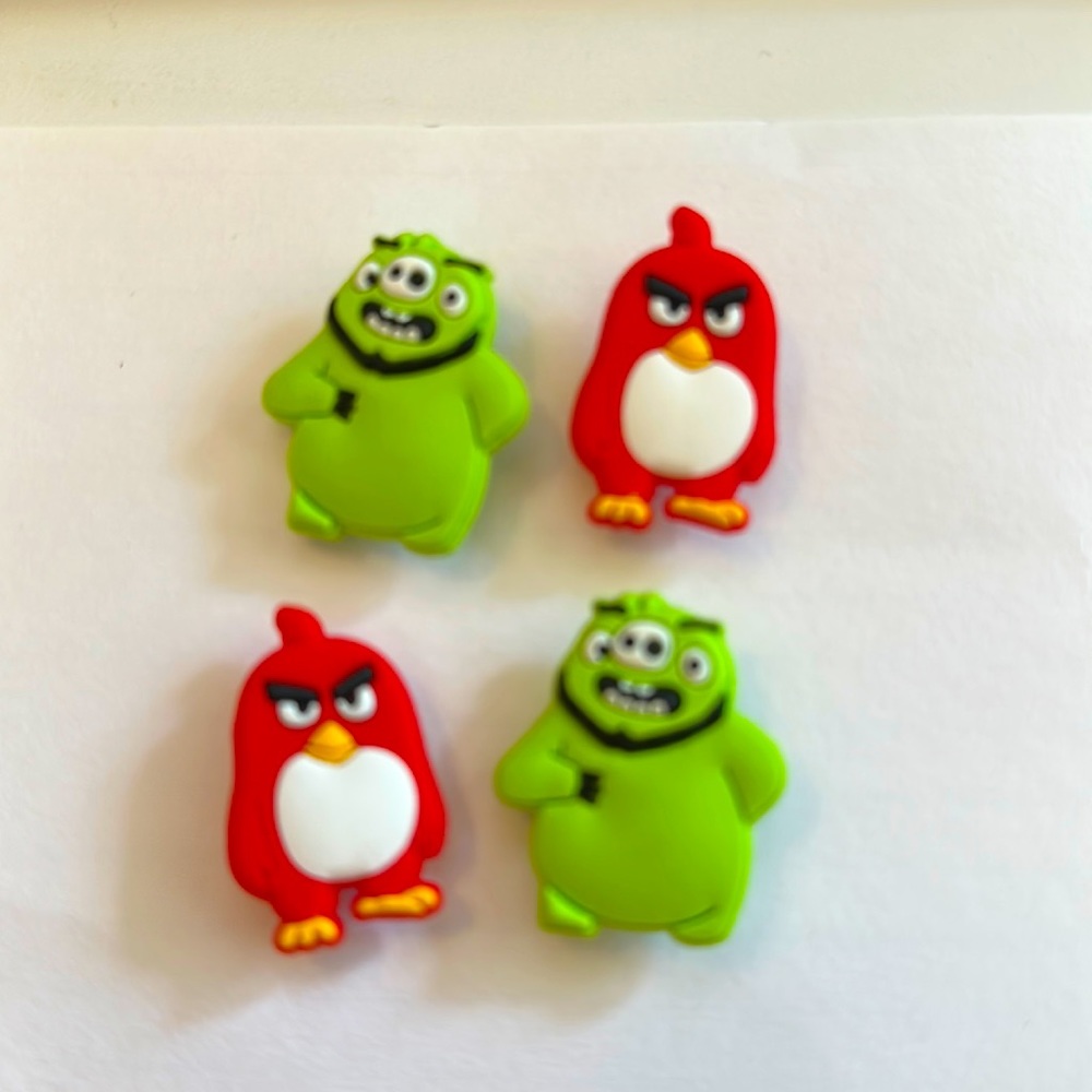 Angry Birds croc charms